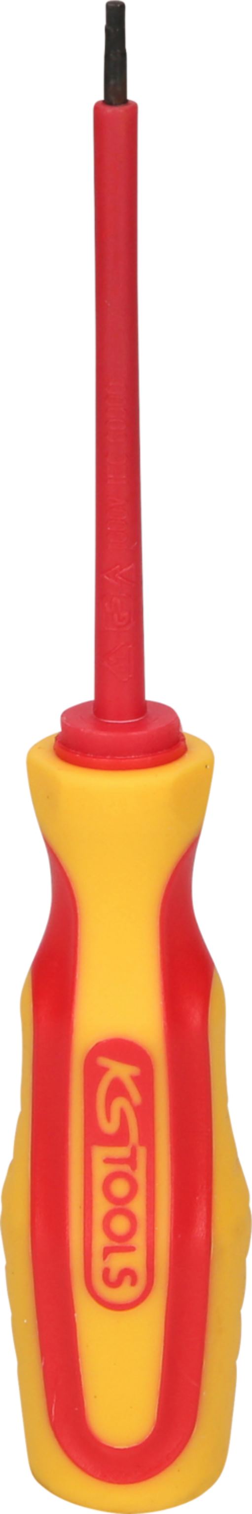 KS Tools 117.1632 Innensechskant-Schraubendreher mit Schutzisolierung, 2mm