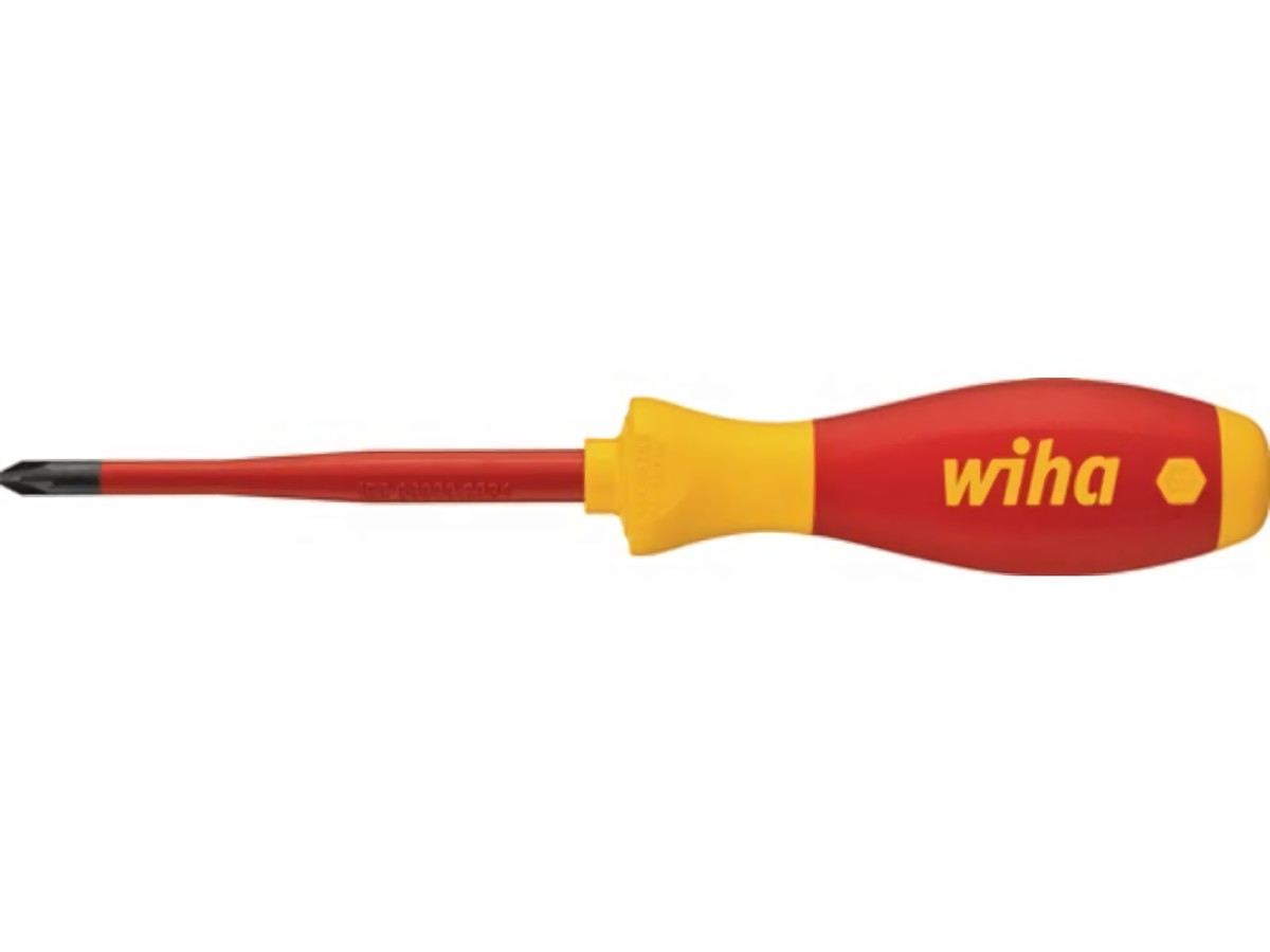 WIHA 35395 Schraubendreher 3241 slimFix Gr.PZD 1 Klingenlänge 80 mm VDE isoli