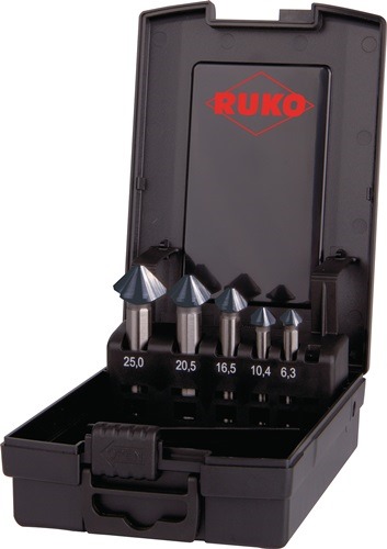 RUKO 102791EPRO Kegelsenker-Satz DIN 335 90 ° ULTIMATECUT 6,3-25,0 mm HSSE-Co 5