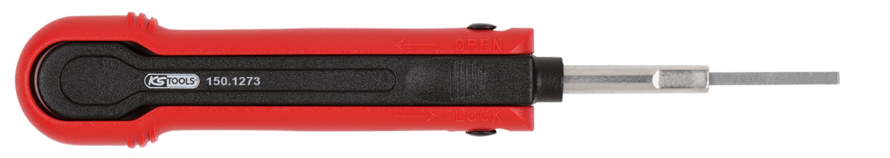 KS Tools 150.1273 Kabel-Entriegelungswerkzeug für Flachstecker und Flachsteckhül