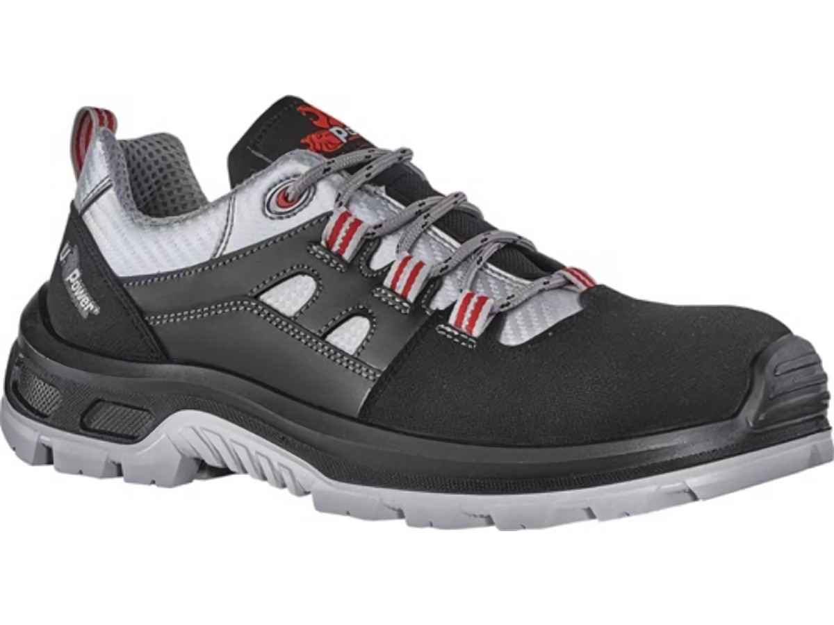 U.POWER UC20014-44 Sicherheitsschuh Corner Größe 44 W. 11 schwarz/grau/rot S3S F