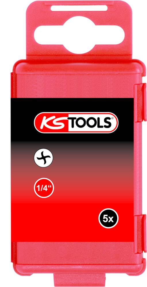 KS Tools 911.8382 1/4 Bit Torq-Set®, 75mm, #4, 5er Pck
