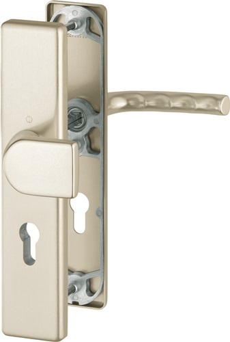 HOPPE 3958791 Schutzgarnitur Birmingham 78G/2221A/2440/1117 Aluminium F2 72 mm 3