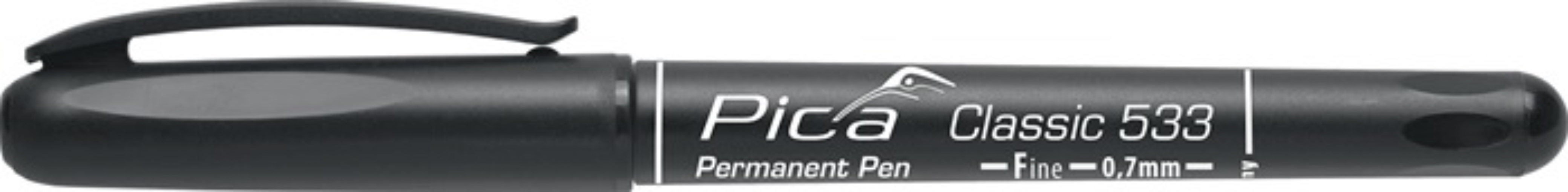 PICA 533/46 Permanentmarker Pica CLASSIC schwarz Strichbreite 0,7 mm Rundspitze