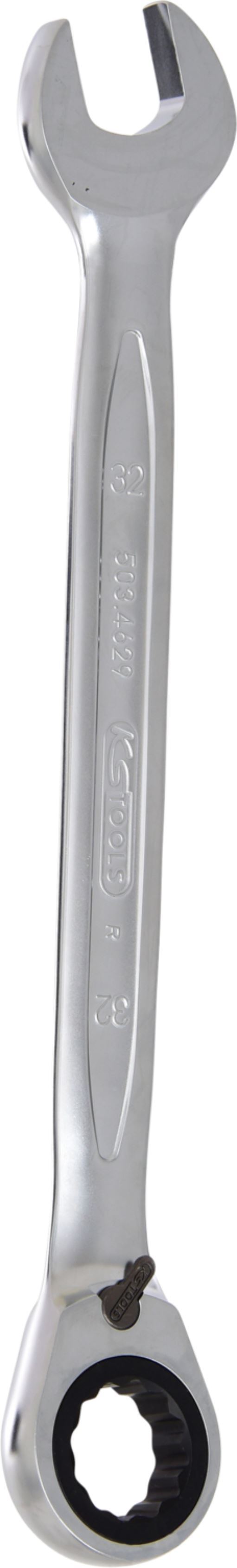 KS Tools 503.4629 GEARplus Ratschenringmaulschlüssel,umschaltbar,32mm