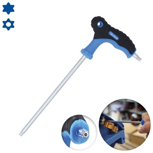 Brilliant Tools  BT041013 T-Griff-Torx® mit Stirnlochbohrung-Winkelstiftschlüssel T25 x