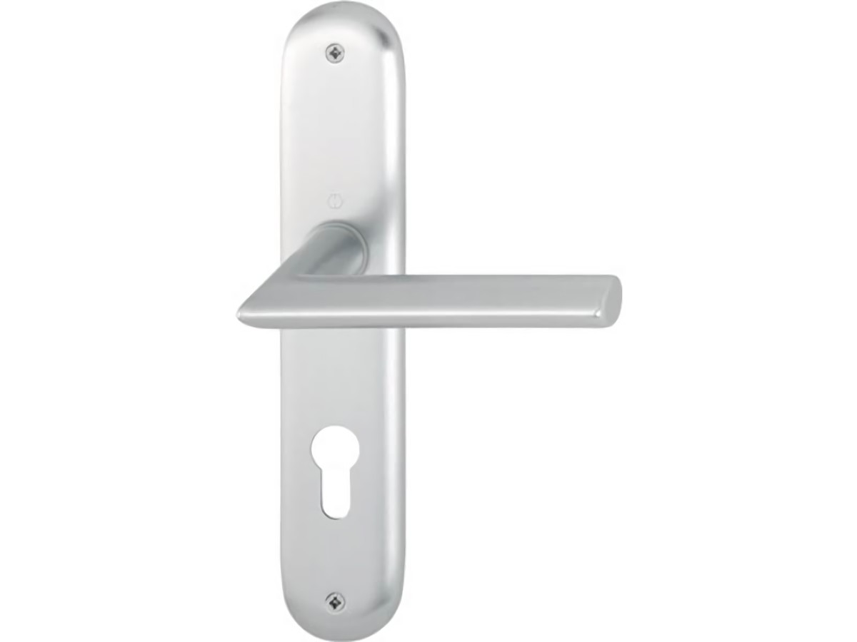 HOPPE 2785850 Langschildgarnitur Stockholm 1140/273P Aluminium F1 PZ 72 mm DIN l