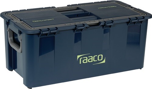 RAACO 136594 Werkzeugkoffer Compact 37 B540xT300xH230mm 7 Einsteckfächer Polypro