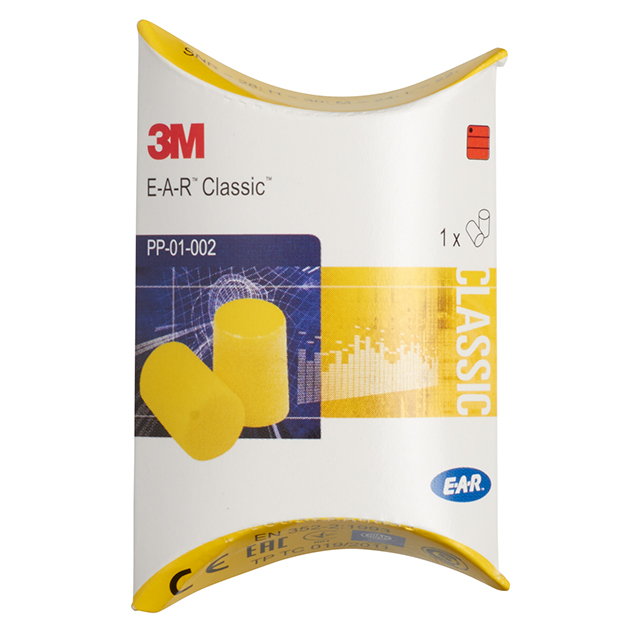 EAR Classic PP01002 250 Kissenpackungen Gehörschutzstöpsel