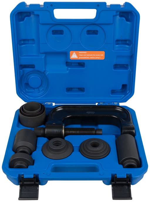 KS Tools 460.1735 Universal C-Bügel und Adapter-Satz, 9-tlg.