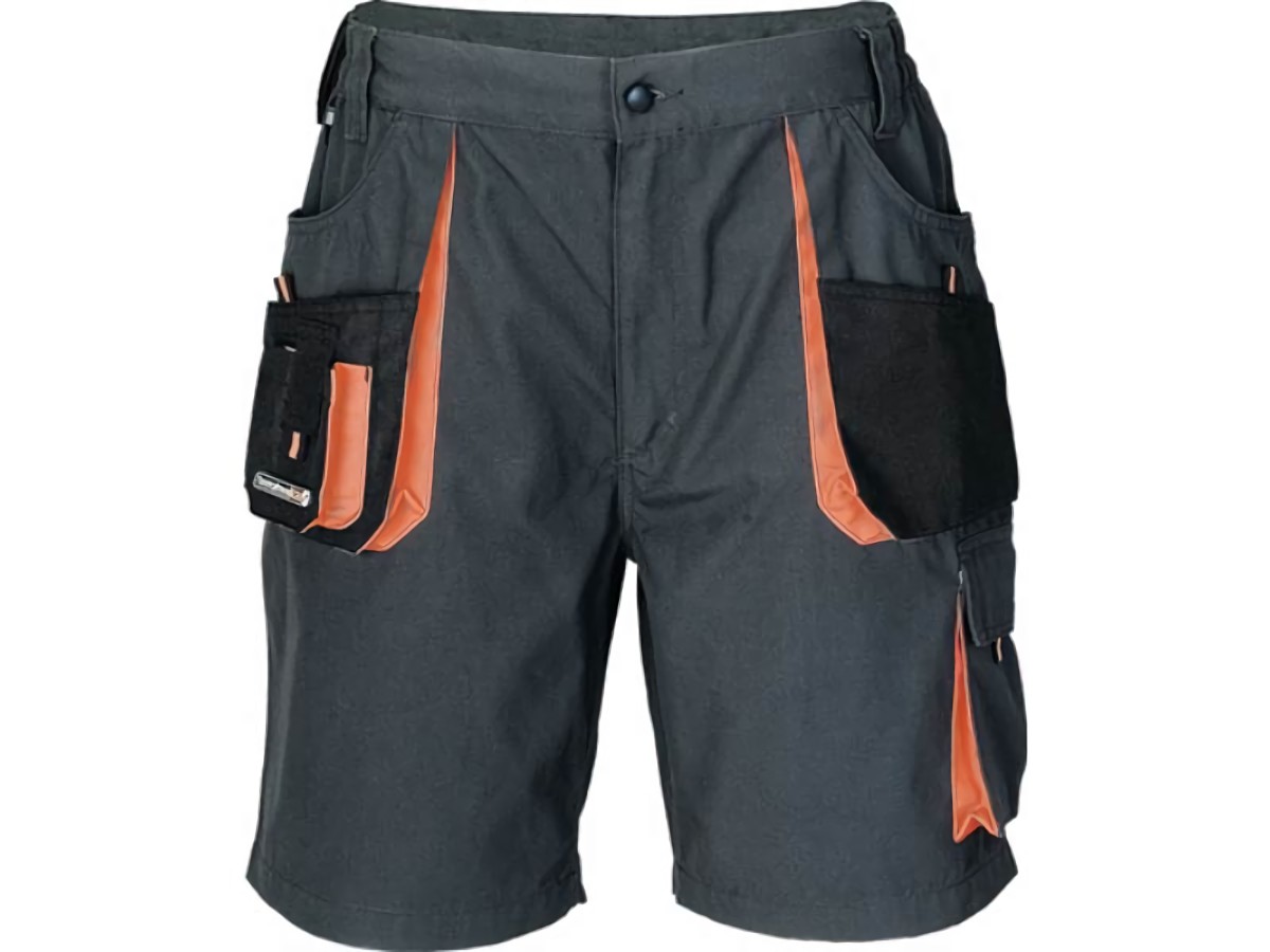 TERRATREND 3231 FB. 6310 Herrenshorts  Größe 60 dunkelgrau/schwarz/orange