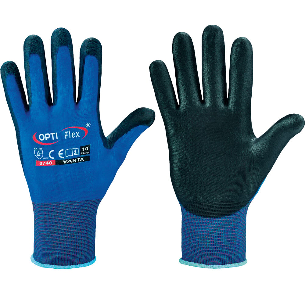 Gr .11 *YANTA* OPTI FLEX® HANDSCHUHE blau *YANTA* OPTI FLEX® GLOVES