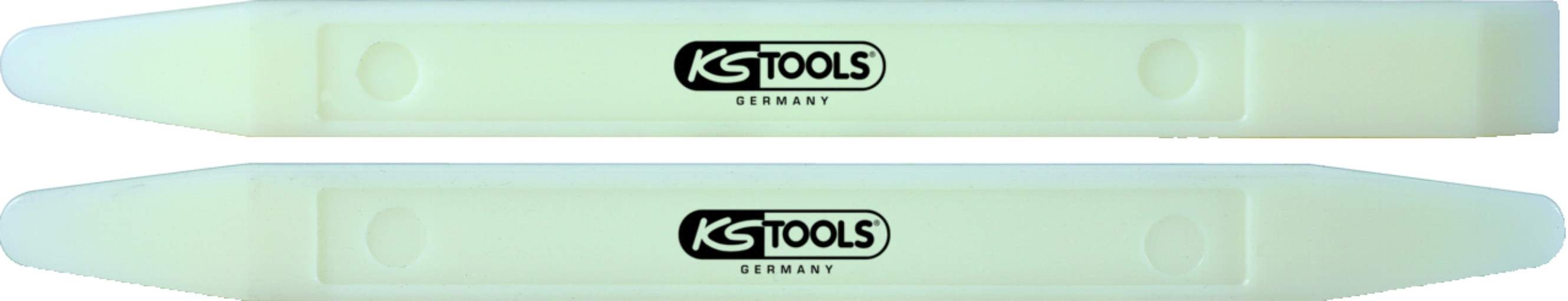 KS Tools 911.8116 Kunststoff-Montagespachtel flach/rund, 200mm