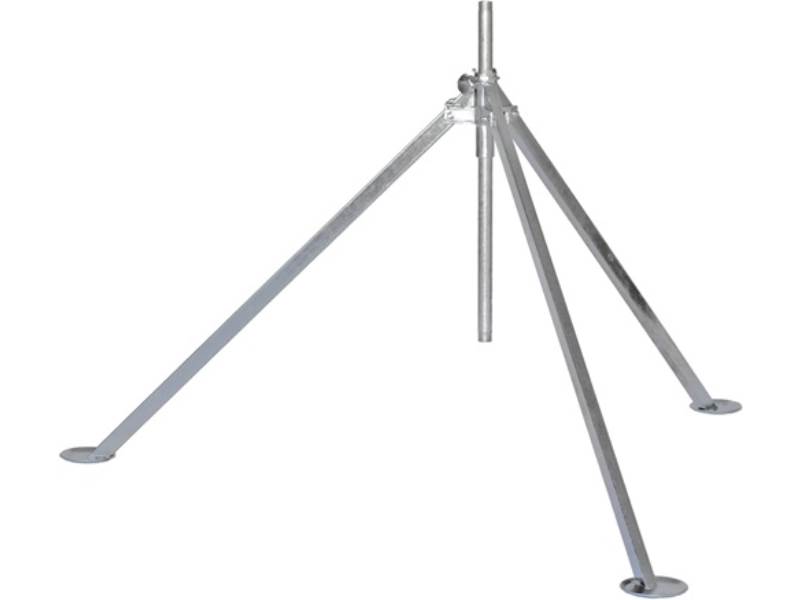 GEKA 57.5832.9 Dreibeinstativ  2xG3/4'' AG Stahl verzinkt mit Standtellern