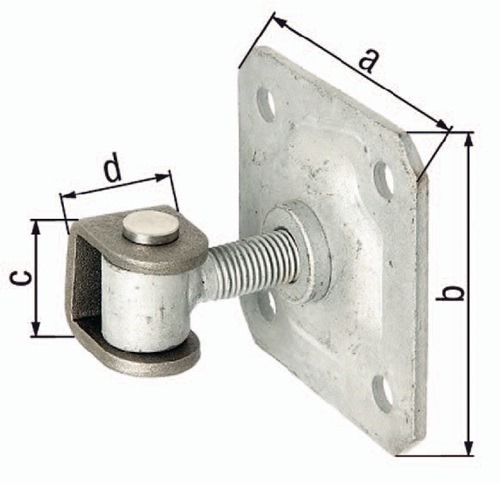 GAH 418397 Torband  100x100x37x30mm Stahl roh