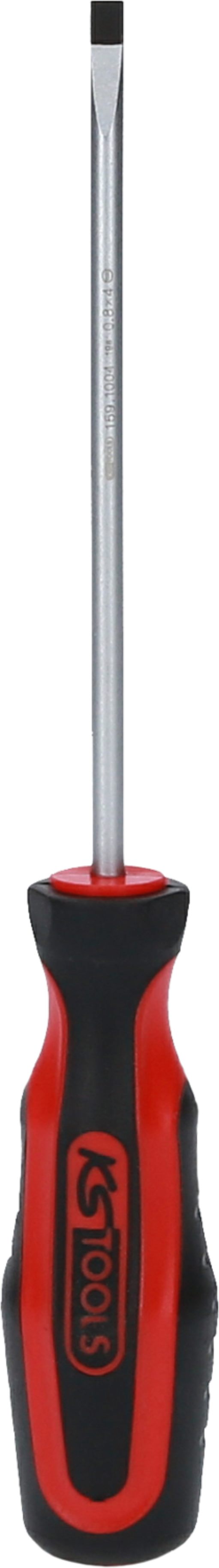 KS Tools 159.1004 ERGOTORQUEplus Schlitz-Schraubendreher, 4mm, 180mm lang