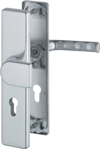 HOPPE 3962459 Schutzgarnitur London 78G/2221A/2440/113 Aluminium F1 92 mm 67-72
