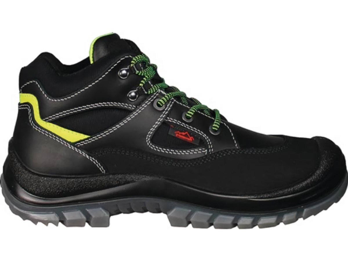 REMISBERG 52078-10-46 Sicherheitsstiefel Tibet Größe 46 W. 11 schwarz/neon-grün