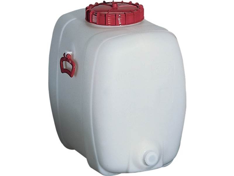 GRAF 825010/ 835050 Fass  60 l Polyethylen weiß 2 Tragegriffe Einfüllöffnung-D.