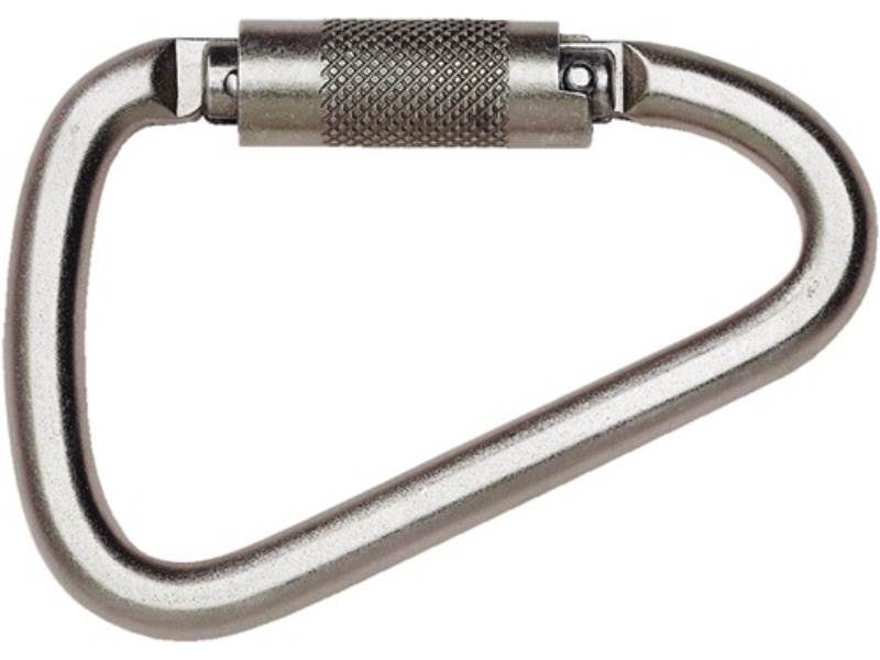 MAS 52519 Bergsteigerhaken BS 25 TW L124xB79xD11ca.mm Stahl verzinkt Karabiner