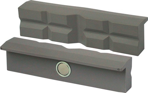 BROCKHAUS 108100 Schraubstockschutzbacke  für Backenbreite 100 mm mit Prismen Po