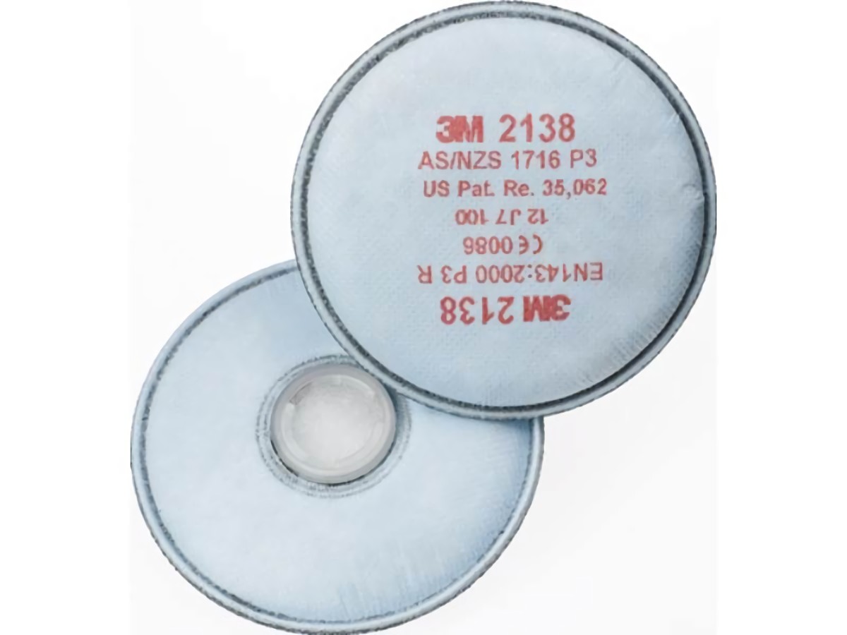 3M 7000029735 Rundpartikelfilter 2138 EN 1473:2000 P3R f.4000370675,-680, -690,-