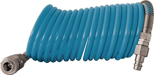 EWO E40970 Spiralschlauch-Set  Innen-Ø 4 mm Außen-Ø 6 mm Länge 2,5 m Kupplung DN