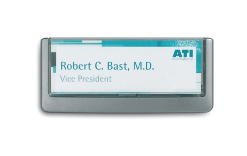 DURABLE 486037 Tür-/Infoschild  B149xH52,5mm Sichtfenster Plexiglas Rückenteil A