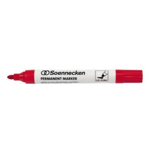 Soennecken Permanentmarker 3104 4mm Rundspitze rot