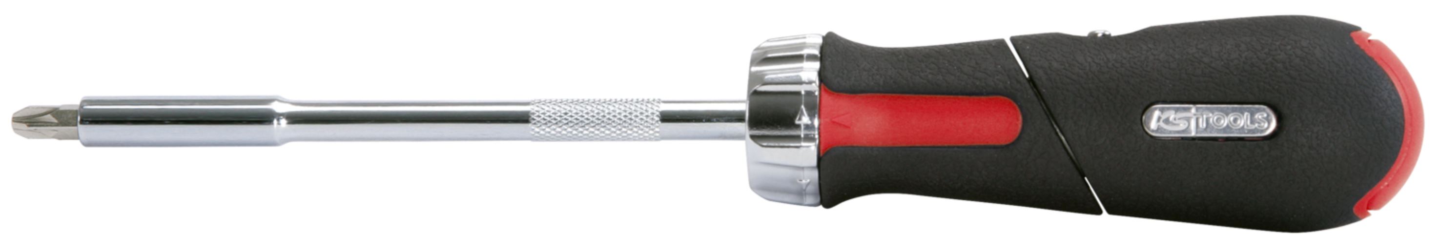 KS Tools 159.2051 1/4'' Revolver-Ratschen-Bit-Schraubendreher, 7-tlg.