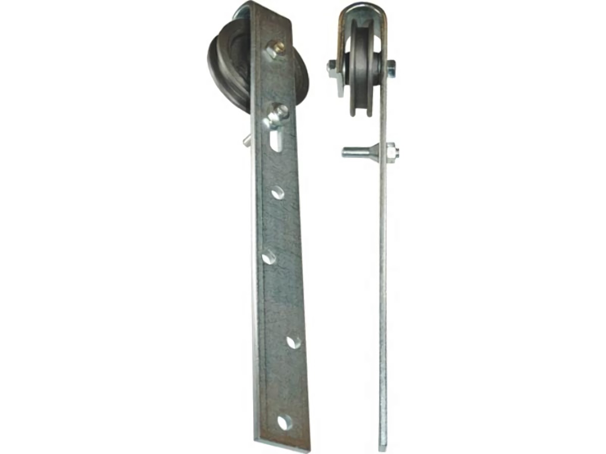 HBS-BETZ 60014 Schiebetorrolle mit Bügel 160 mm Stahl verzinkt 175 kg 14/17 mm