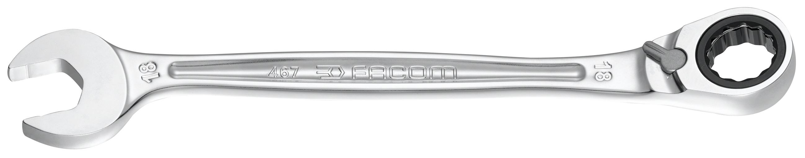 Facom 467B.18 Knarren-Ring-Maulschluessel 18 mm