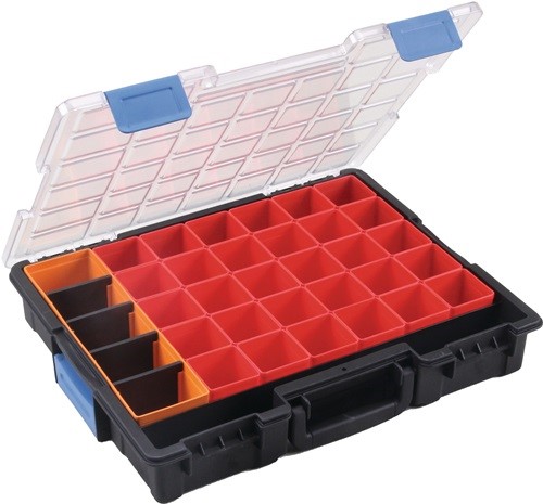 ALLIT 454250 Sortimentskasten Euro Plus Pro B440xT355xH76mm 36 Fächer 4 Trennste