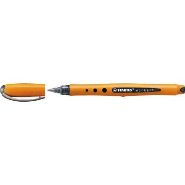 STABILO Rollerball bionic worker fine 2016/46 0,3mm Kappenmodell sw