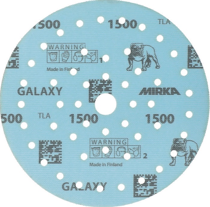 MIRKA FY6M105094 Haftschleifscheibe GALAXY Grip Multifit 150 mm Körnung 1500 für