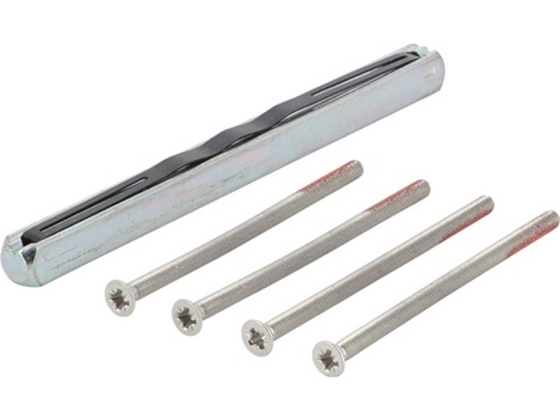 HOPPE 11523529 Befestigungs-Set Sertos® FS-G/G 65-70 mm M4 x 75 Vierkant 9 x 125