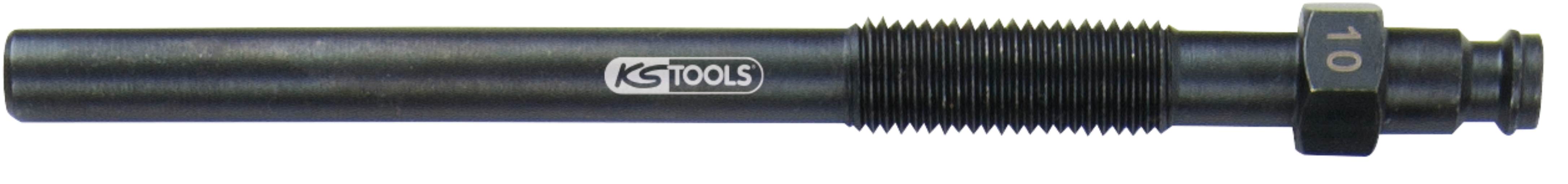 KS Tools 150.3671 Injektoren Adapter, M10x1,25 mit Außengewinde, Länge 132 mm