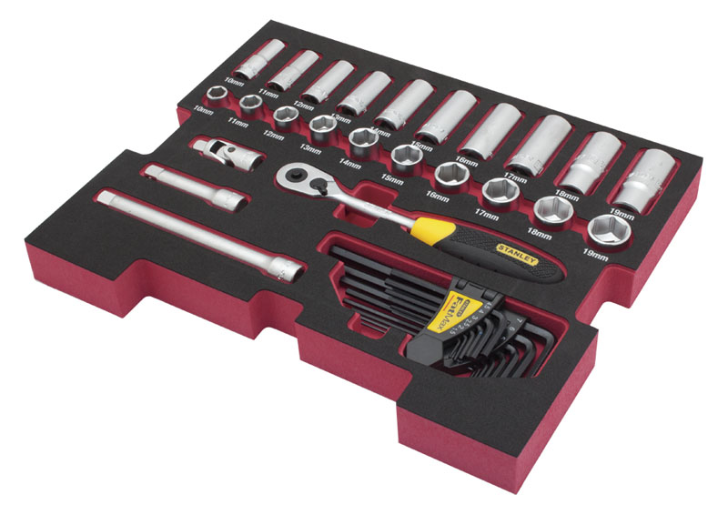 Stanley FMHT0-74296 FatMax TSTAK Einlage 48-tlg 3/8 Set    