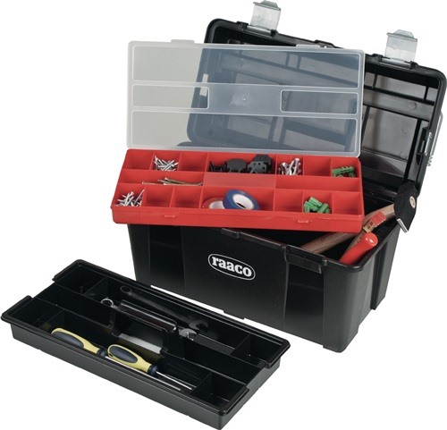 RAACO 715140 Werkzeugkoffer Toolbox 31-26 B445xT230xH235mm  Polypropylen