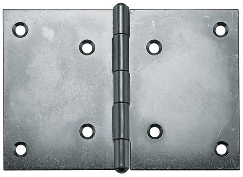Scharnier 1.4301 10504 H.40mm B.60mm S.0,9mm VA gerollt,breit VORMANN Edelstahl · V2A · gerollt · breit · mit vernietetem Edelstahlstift