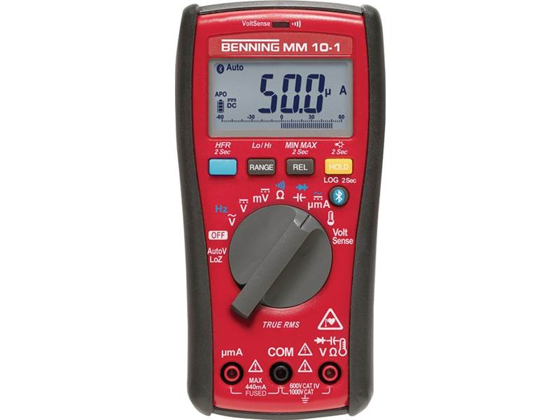 BENNING 044687 Digital-Multimeter MM 10-1 0,1 mV - 1000 V True RMS
