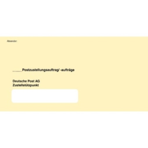RNK Zustellungsumschlag 2050 23,5x12cm außen mF