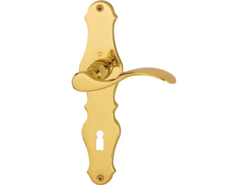 HOPPE 8167439 Langschildgarnitur Weimar M112SLN/2007 Messing F73 PZ 72 mm DIN li