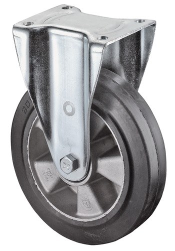 BS ROLLEN LB510.B80.125 Schwerlastbockrolle  Rad-Ø 125 mm Tragfähigkeit 200 kg E