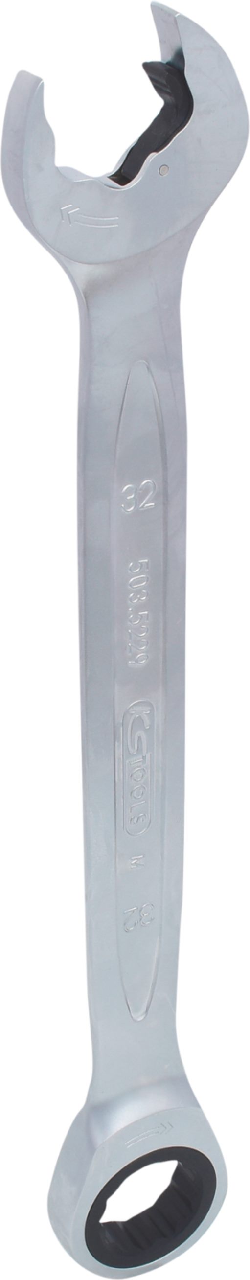 KS Tools 503.5229 DUO GEARplus Ringmaulschlüssel,Maul-Ratschenfunktion 32mm