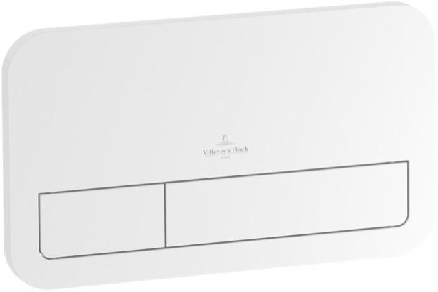 VILLEROY & BOCH 92249068 Betätigungsplatte ViConnect 253 x 145 x 62 mm weiß mit