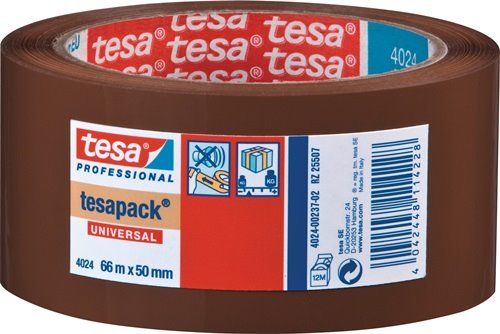Verpackungsklebeband PP tesapack® 4024 chamois L.66m B.50mm