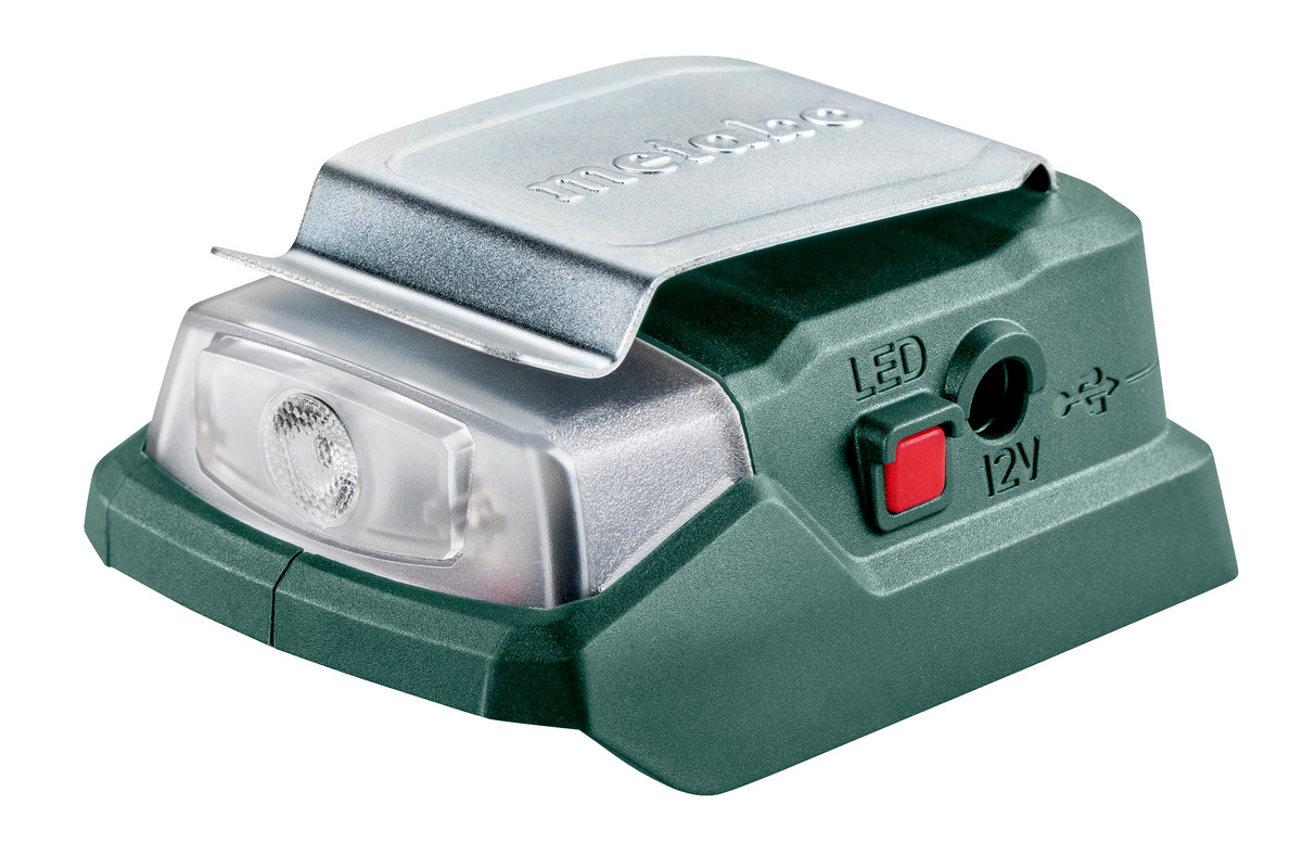 Metabo 600298000 PowerMaxx PA 12 LED-USB*Akku Power Adapt