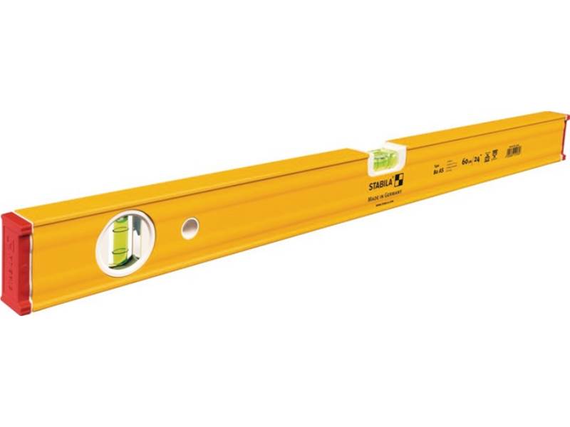 STABILA 19169 Wasserwaage 80 AS 120 cm Aluminium gelb ± 0,5 mm/m