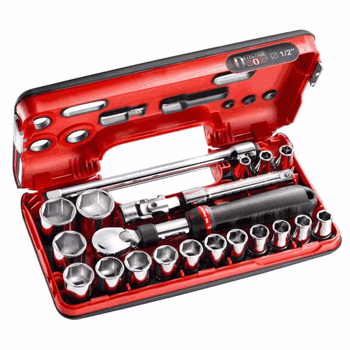 Facom SXL.DBOX1PB Steckschluessel-Set 1/2'''' D-Box, 21-tlg